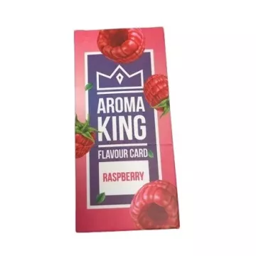 Ochucená vonná karta - Malina - Raspberry - 1 ks - Aroma King